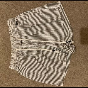 Striped summer shorts